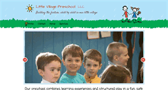 Desktop Screenshot of littlevillagepreschoolct.com