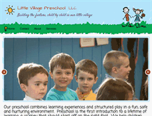 Tablet Screenshot of littlevillagepreschoolct.com